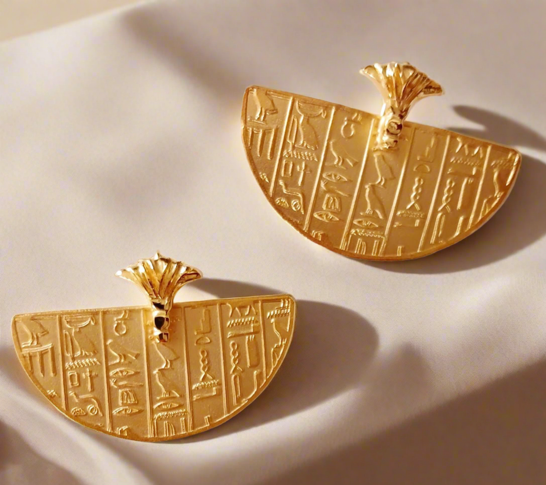 Pharaoh Earrings - handmade jewelry by Authentica